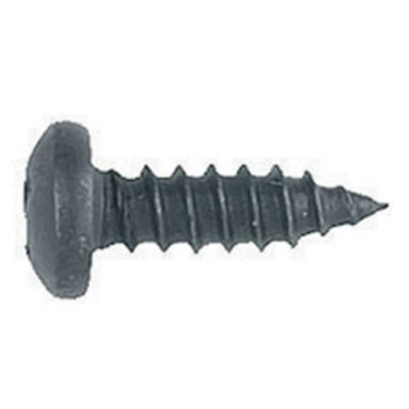 Philips Pan Head Sheet Metal Screw, Black - No.10 x 1 in. - 10 Piece