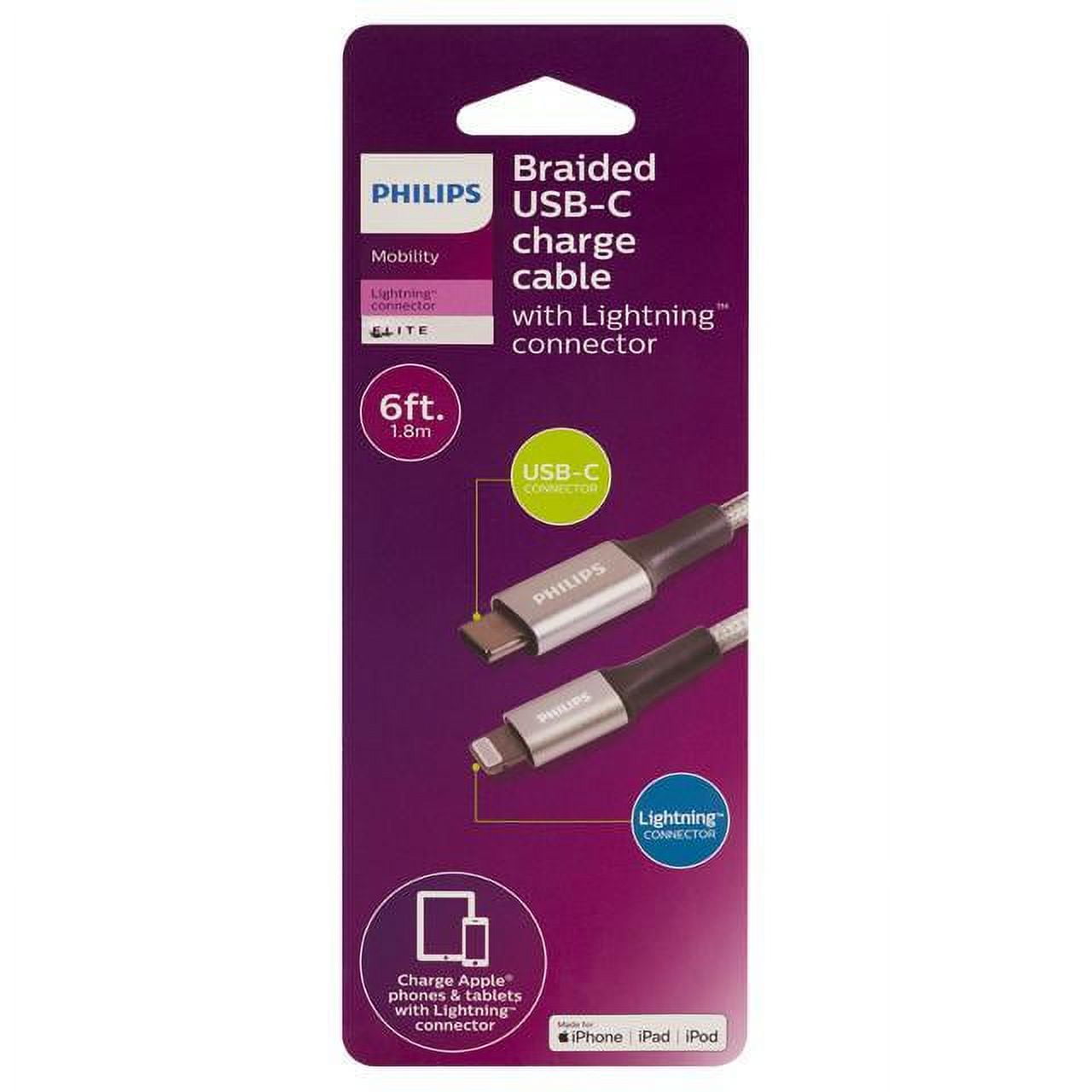 Philips Philips C to Lightning 6ft Cable 4pc PHLTOC6FT