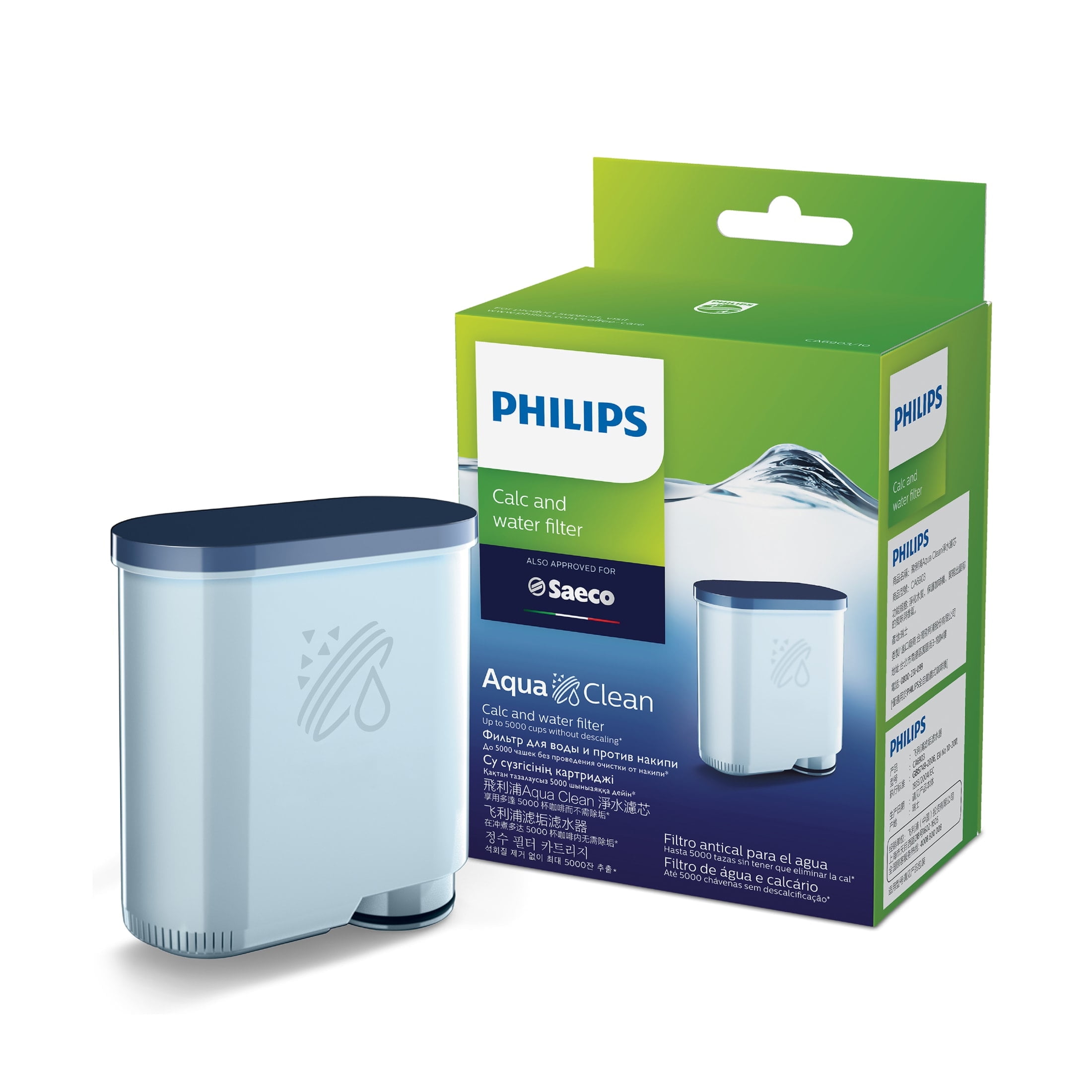Philips AquaClean Water Filter Replacement for Fully Automatic Espresso Machines