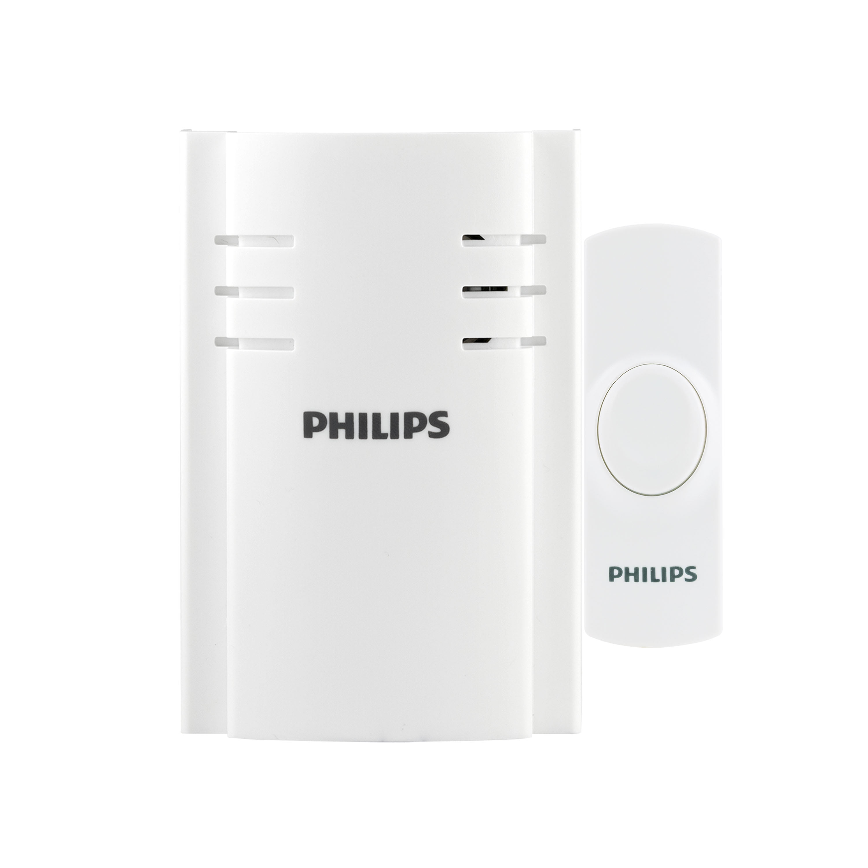 Philips White Wireless Digital Doorbell Kit with Volume Control