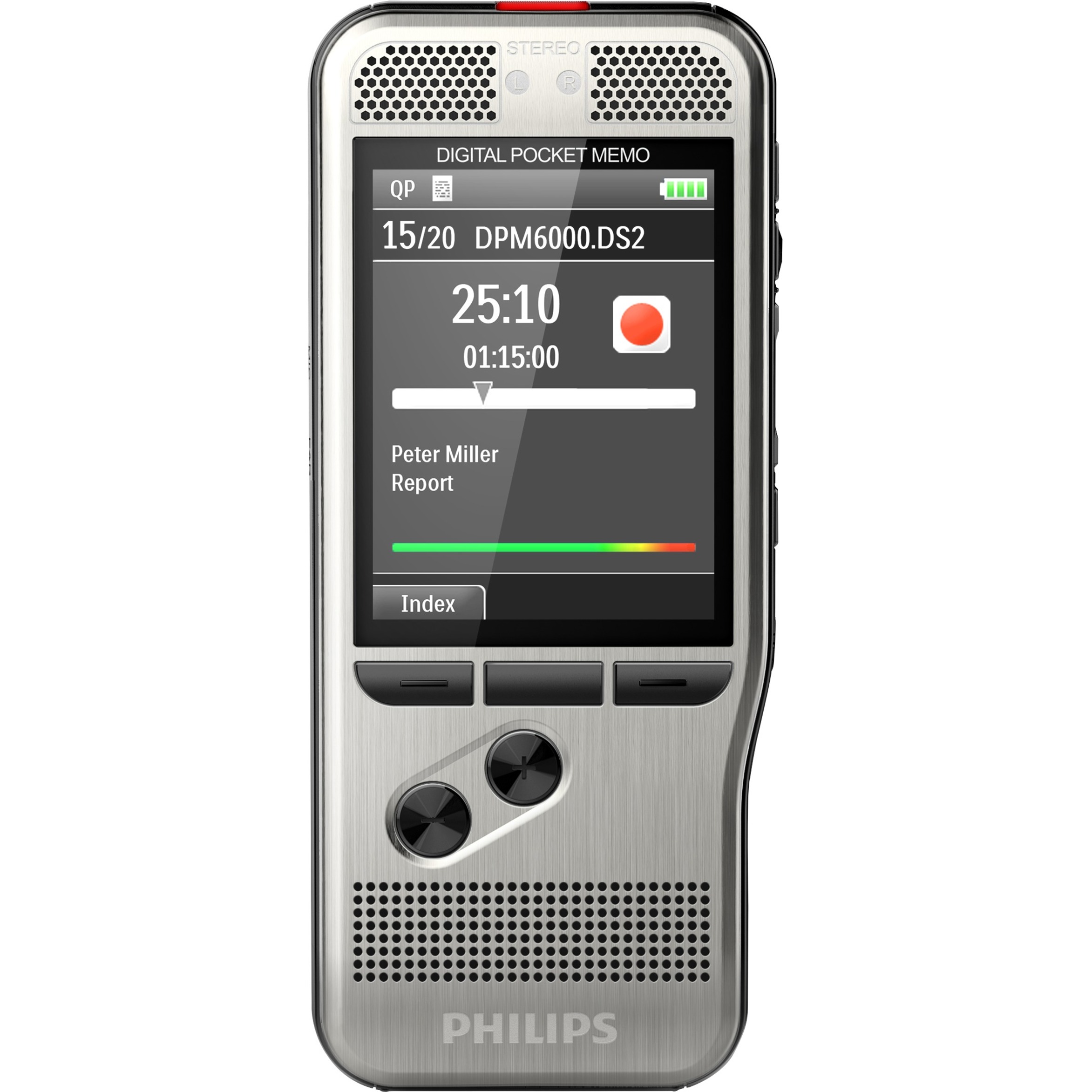 Philips Pocket Memo Digital Voice Recorder with LCD Display, DPM6000 - image 1 of 7