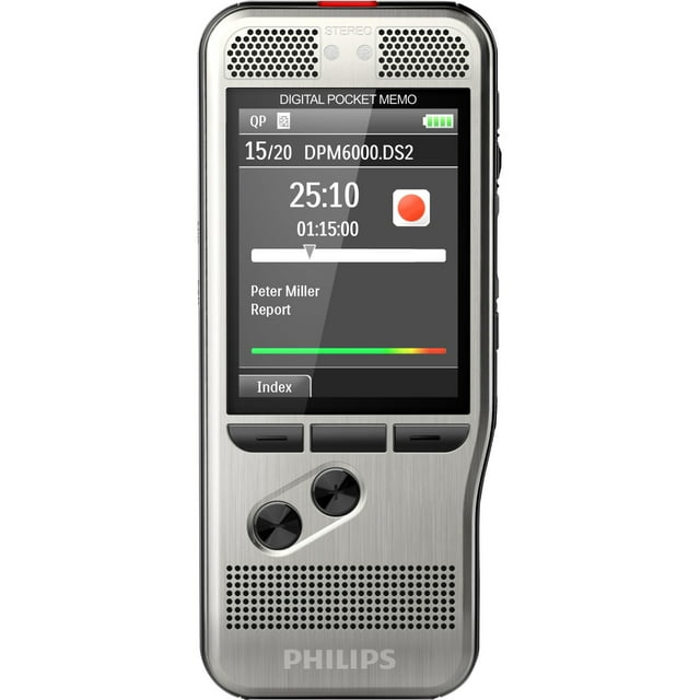 Philips Pocket Memo Digital Voice Recorder with LCD Display, DPM6000