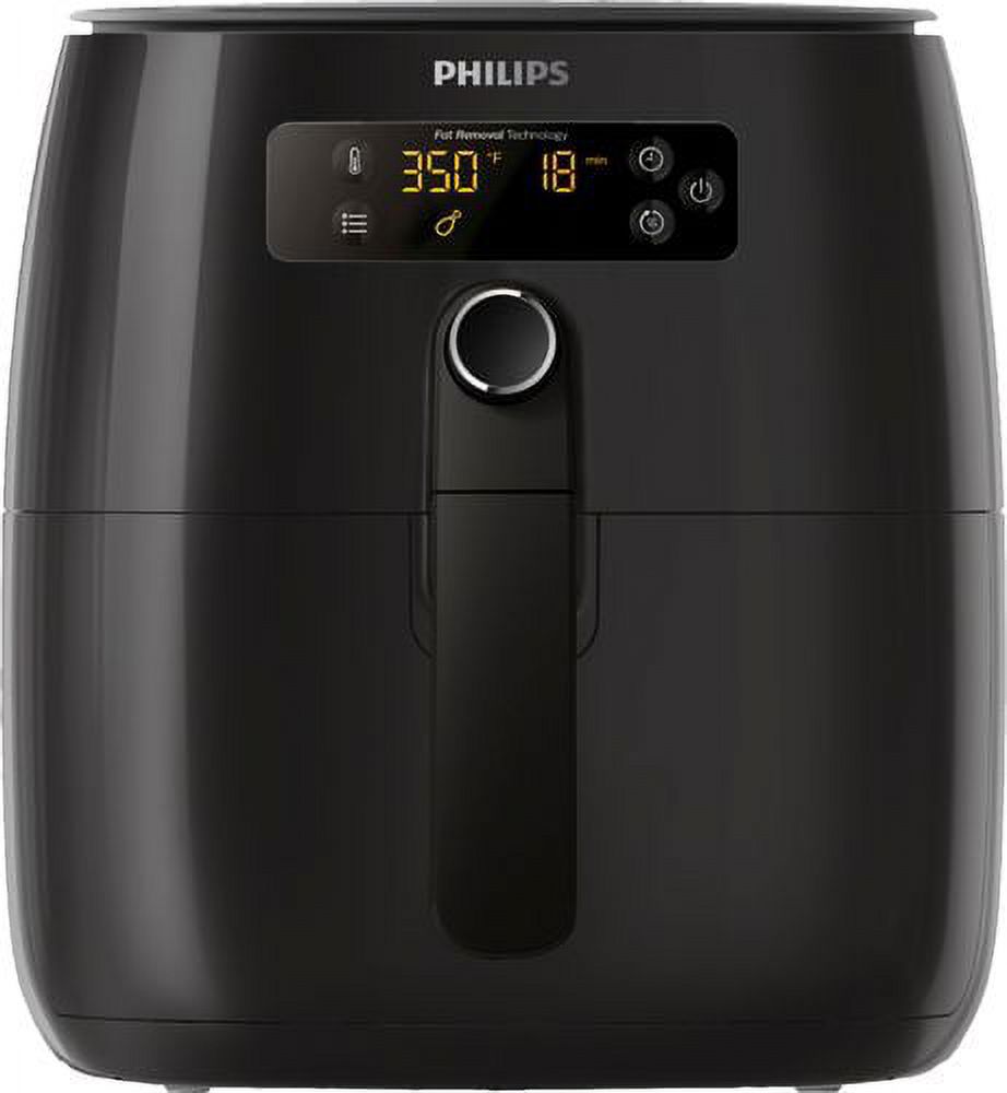 Philips Premium Turbo Star 1.8lb/2.75qt Air Fryer HD9741/96 - Black - image 1 of 6