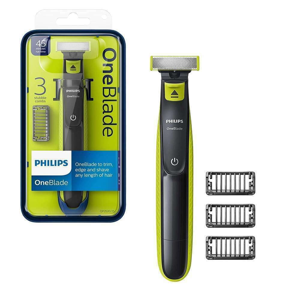 Philips QP2520/25 OneBlade Wet Dry Facial Hair Trimmer Shaver 
