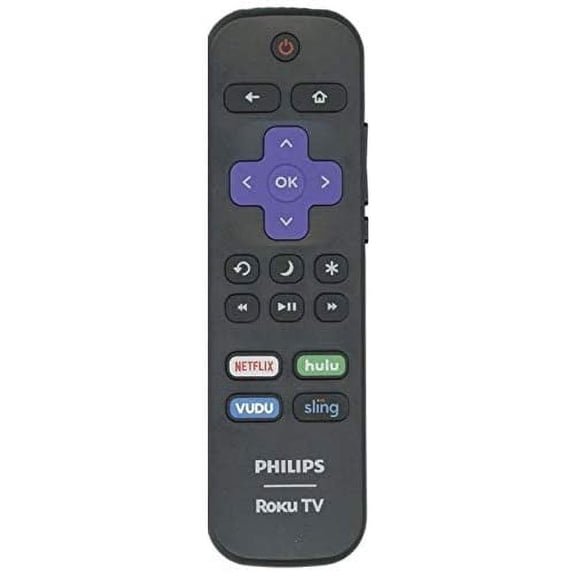 Phillip Roku Remote Philips Roku Original Remote Control with Built-in Netflix, Hulu, VUDU ...