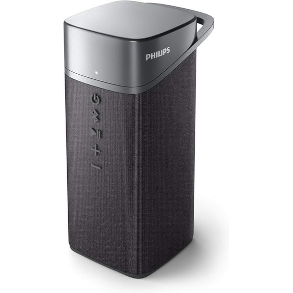 Philips S3505 Portable Bluetooth Speaker with Built-In Microphone, Small Size, Gray, TAS3505