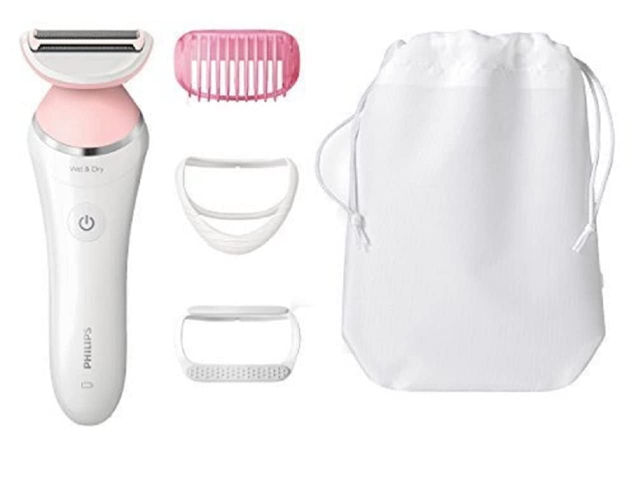 Philips Satinshave Womens Electric Shaver Cordless Hair Removal BRL140/51 Pink