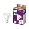 thumbnail image 1 of Philips Smart Wi-Fi Connected LED 50-Watt GU10 Light Bulb, Color, Dimmable (1-Pack), 1 of 8