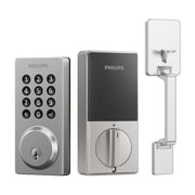 Philips Smart Wi-Fi Door Lock with Push Button Lighted Keypad and Handle Set
