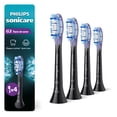 thumbnail image 1 of Philips Sonicare G3 Two-In-One - Genuine Replacement Electric Toothbrush Heads, Black, 4 Pack One Year Supply, HX9054/95, 1 of 16