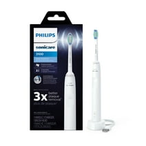 Philips Sonicare 3100 Rechargeable Electric Toothbrush with Pressure Sensor, White HX3681/03