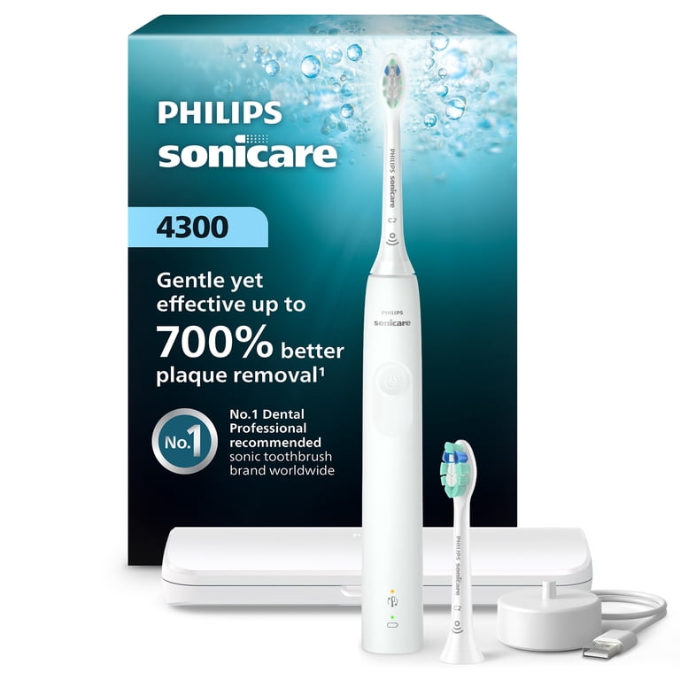 Philips Sonicare 4300 Electric Toothbrush, Optimal Gum Health
