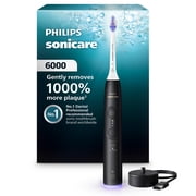 Philips Sonicare 6000 Series Electric Toothbrush - Next-Generation Sonicare Technology, Pressure Sensor, 6 Brushing Settings, Smartimer, Brushpacer, Replacement Reminder, 21-Day Runtime, HX7401/04