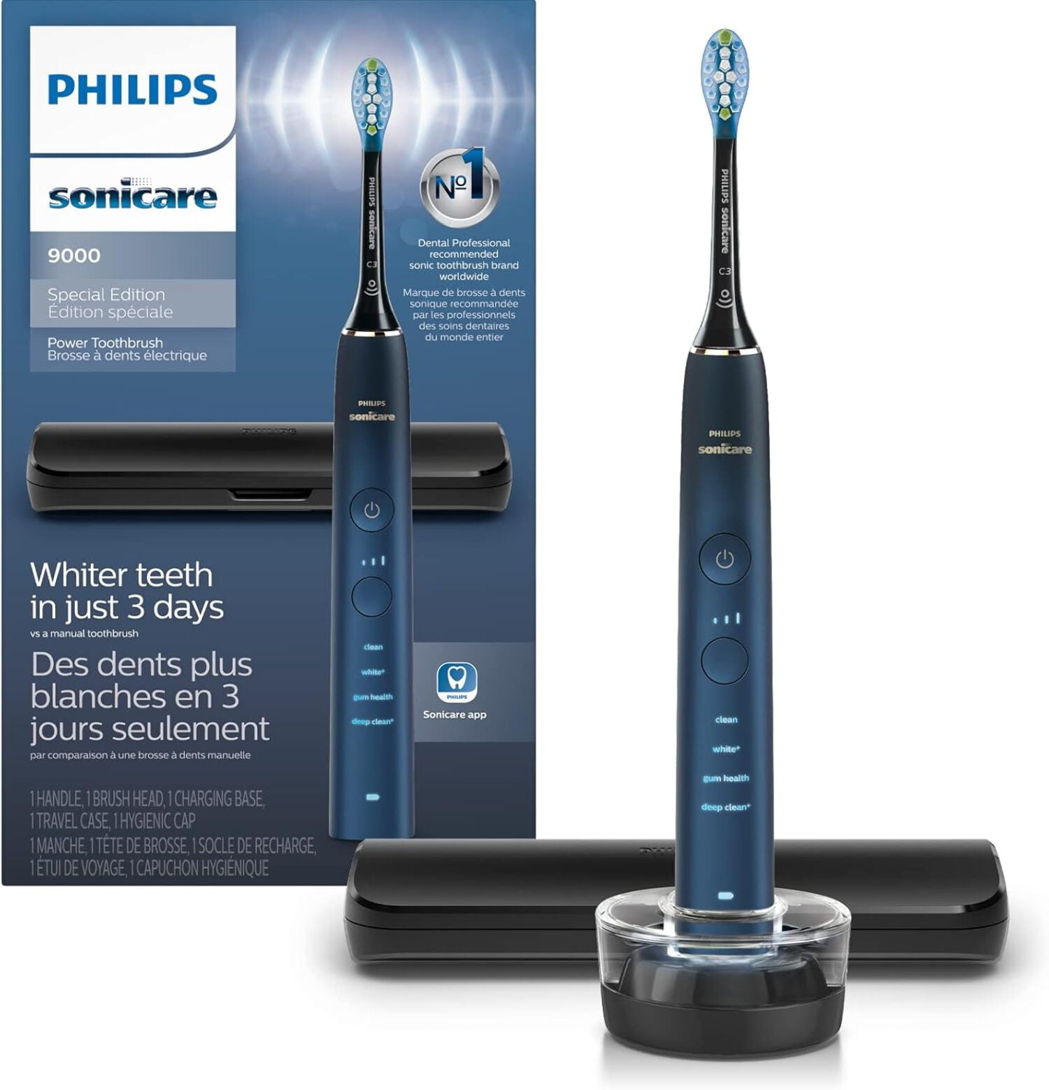 Philips Sonicare 9000 HX9911/70 本体 Philips Sonicare 9000 Rechargeable Toothbrush, Pressure