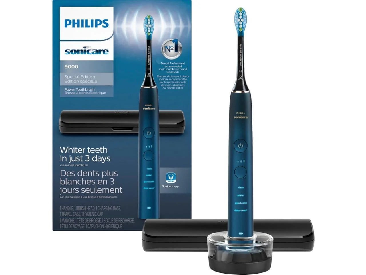 Philips Sonicare 9000 Rechargeable Toothbrush, Pressure
