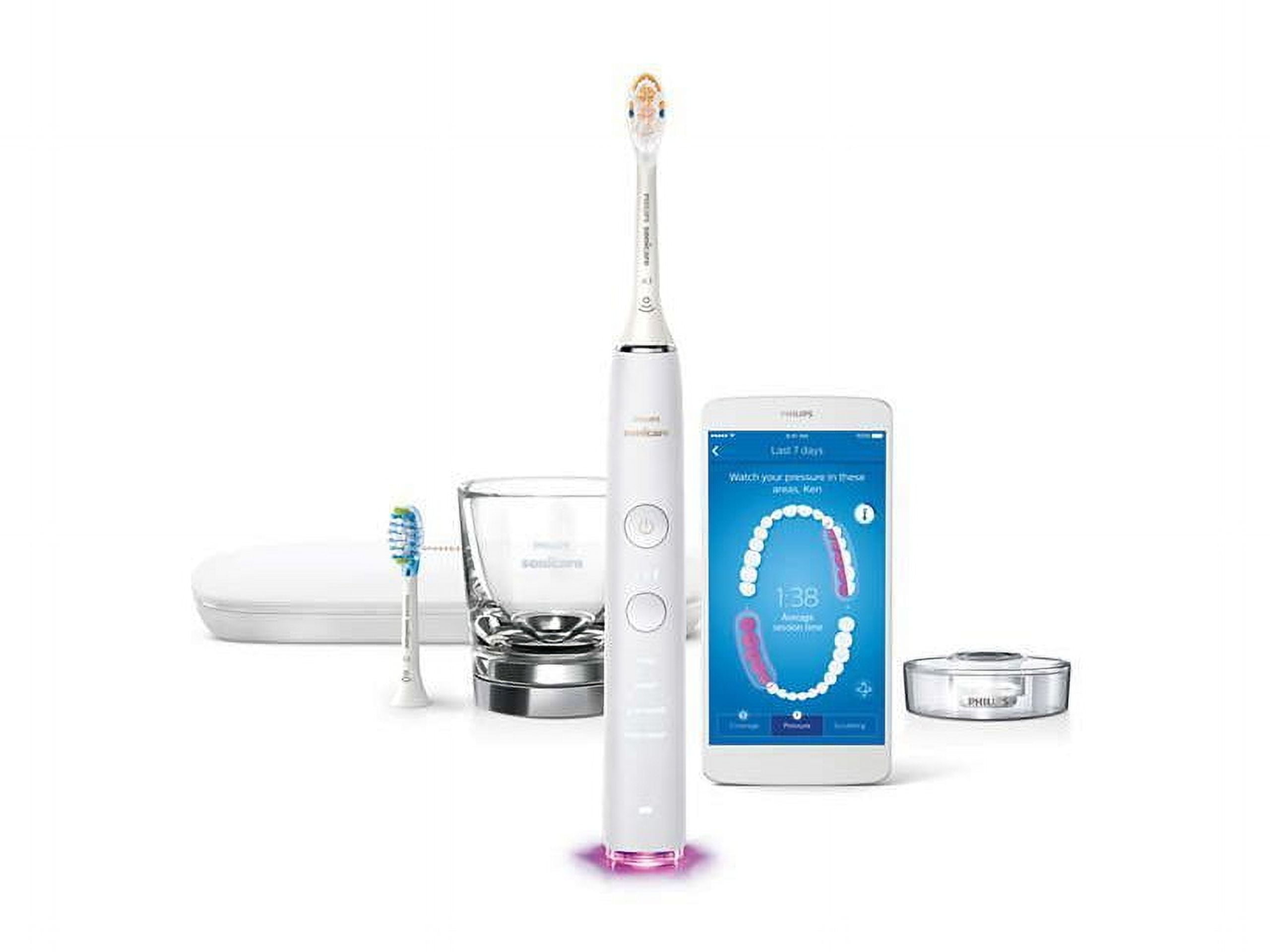 Philips Sonicare DiamondClean Smart 9300 Rechargeable Electric Power Toothbrush,, White, (HX9903/05)