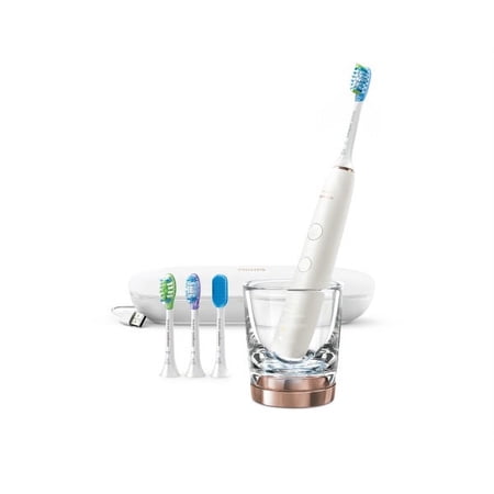 Philips Sonicare ($20 Rebate Available) Diamond Clean Smart Electric Rechargeable Toothbrush for Complete Oral Care, 9500 Series - HX9924/61, Rose Gold