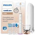 thumbnail image 1 of Philips Sonicare Diamondclean Smart 9700 Electric Toothbrush, Sonic Toothbrush with App, Pressure Sensor, Brush Head Detection, 5 Brushing Modes and 3 Intensity Levels, Rosegold, HX9957/81, 1 of 14