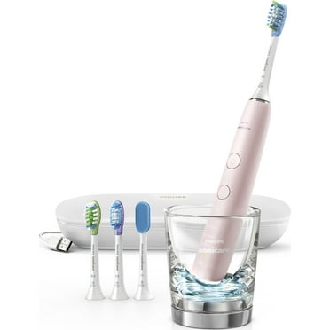 Philips Sonicare DiamondClean Smart Electric, Rechargeable toothbrush for Complete Oral Care, with Charging Travel Case, 5 modes – 9500 Series, Pink, HX9924/21