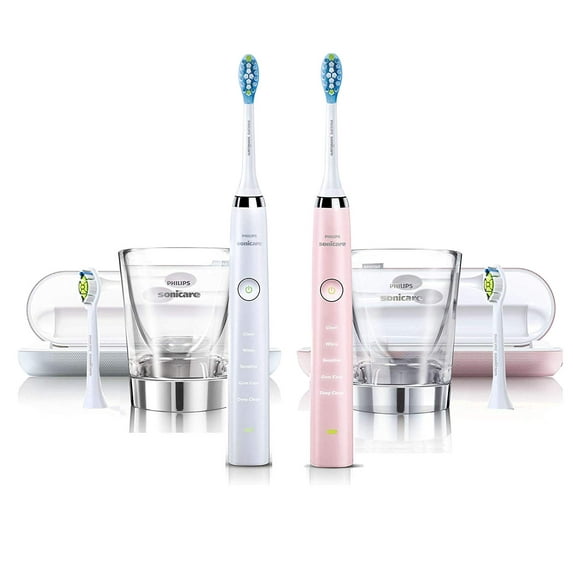 Philips Sonicare DiamondClean Sonic Electric Rechargeable Toothbrush, Club Pack, Pink and White