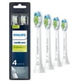 thumbnail image 1 of Philips Sonicare W Diamondclean - Genuine Replacement Electric Toothbrush Heads, White, 4 Pack One Year Supply, HX6064/65, 1 of 15