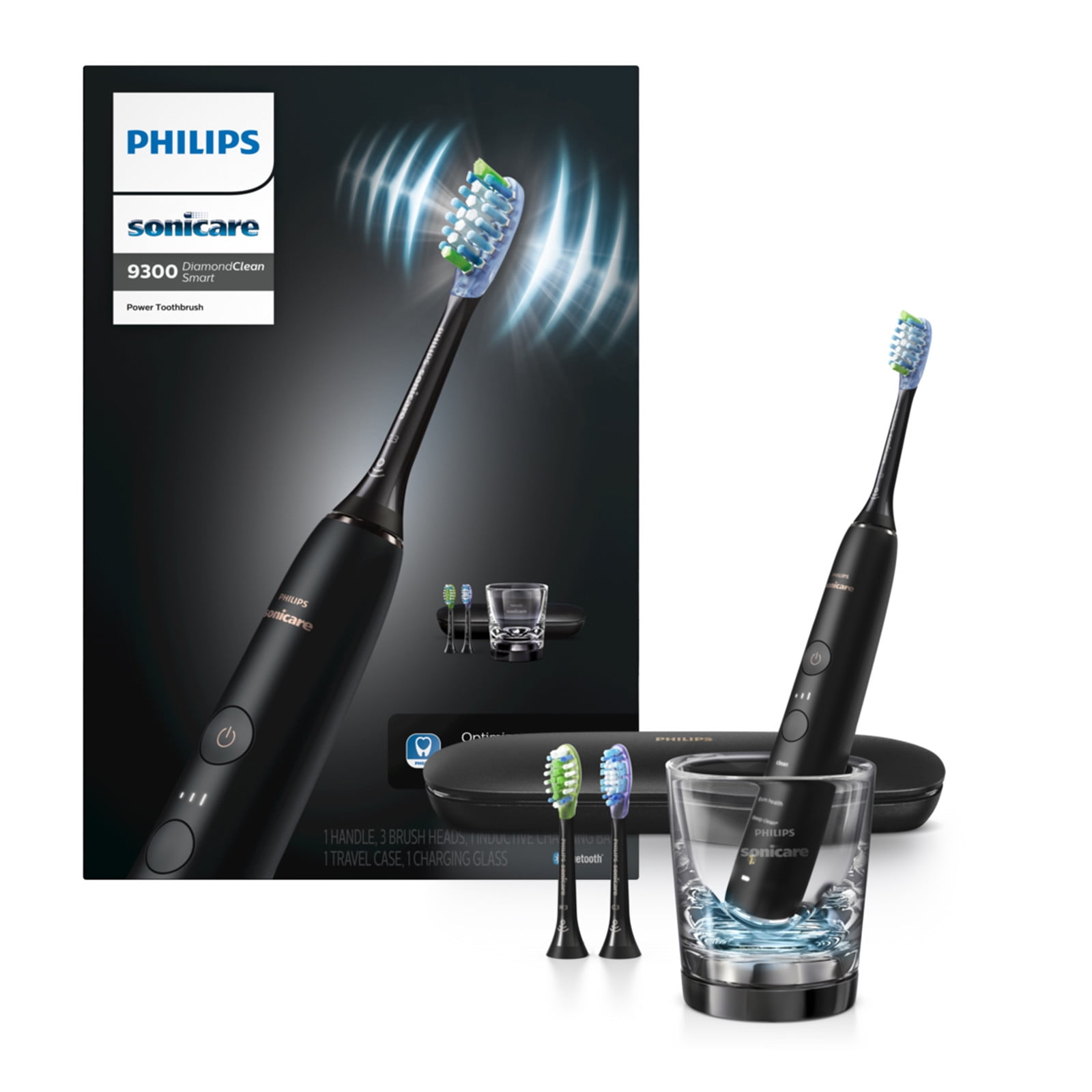 Philips Sonicare Diamondclean Smart Electric, Rechargeable Toothbrush For Complete Oral Care – 9300 Series, Black, HX9903/11 Philips Sonicare Diamondclean Smart Electric, Rechargeable Toothbrush For Complete Oral Care – 9300 Series, Black, HX9903/11