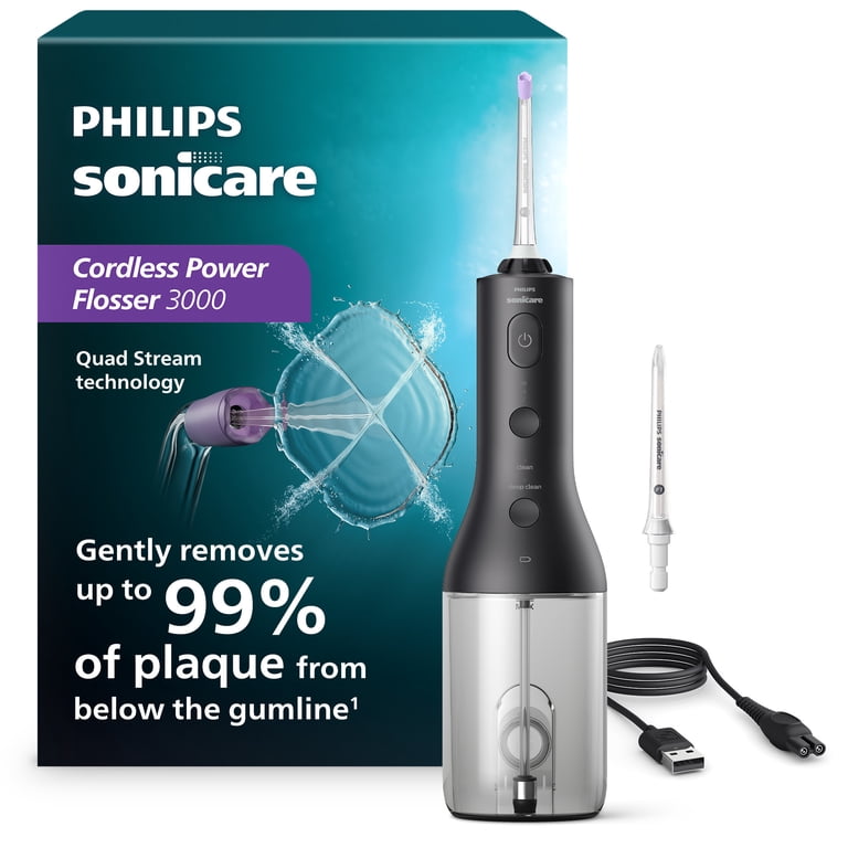 Sonicare Cordless Power Flosser HX3826/23, Quad Stream Technology