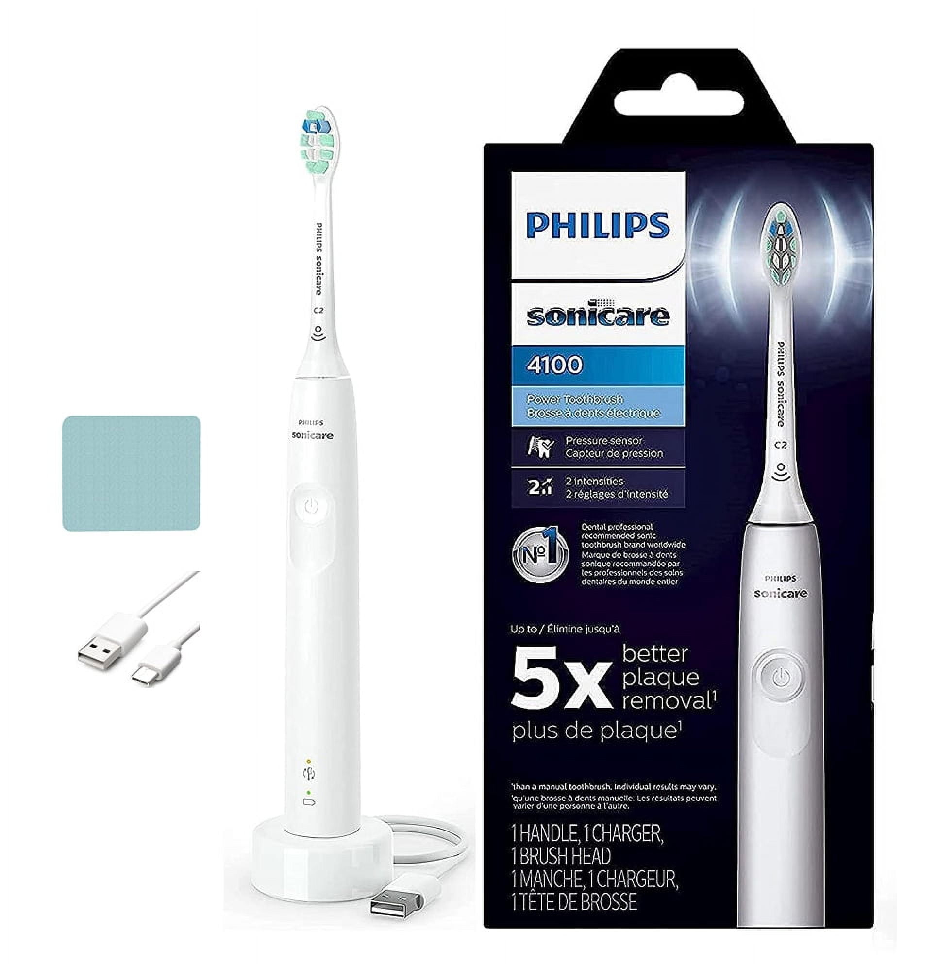 Philips Sonicare Electric Toothbrush Clean 4100, Rechargeable Tooth