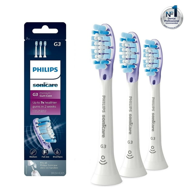 Philips Sonicare G3 Premium Gum Care Replacement Toothbrush Heads