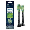 thumbnail image 1 of Philips Sonicare Genuine W3 Premium White Replacement Toothbrush Heads, 2 Brush Heads, Black, HX9062/95, 1 of 3