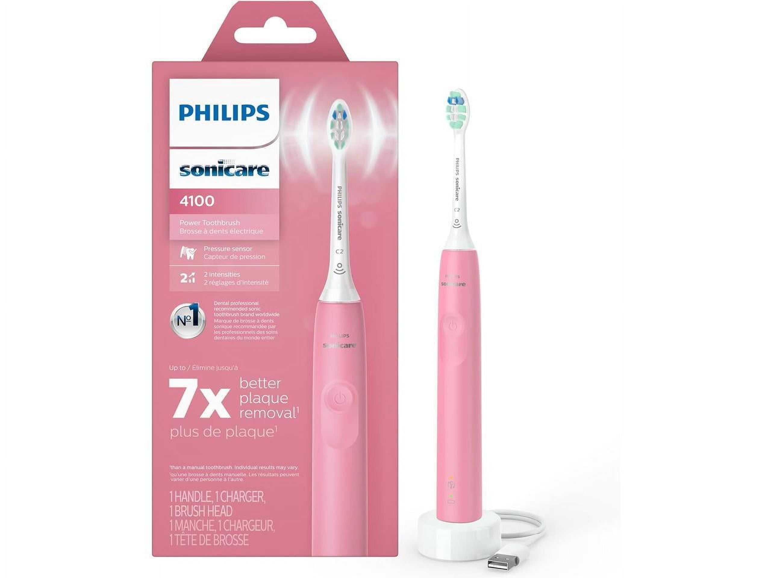 Philips Sonicare HX3681/26 4100 Power Gum Protection, Rechargeable Toothbrush with Pressure Sensor, Deep Pink - Walmart.com Philips Sonicare HX3681/26 4100 Power Gum Protection, Rechargeable Toothbrush with Pressure Sensor, Deep Pink - Walmart.com