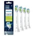 thumbnail image 1 of Philips Sonicare HX6064/65 Genuine DiamondClean replacement toothbrush heads, BrushSync technology, White 4-pk, 1 of 4