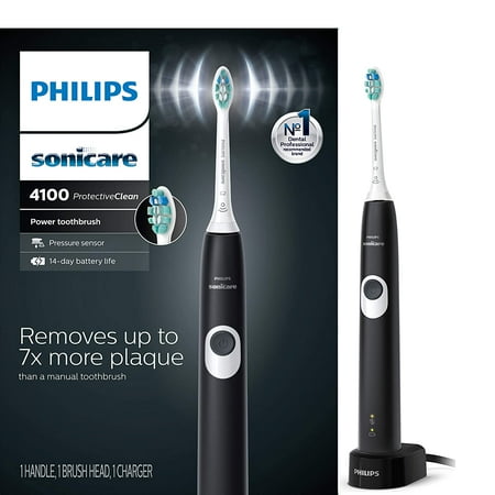 Philips Sonicare HX6810/50 ProtectiveClean 4100 Rechargeable Electric Toothbrush, Black