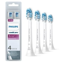 Philips Sonicare Optimal Gum Care Replacement Toothbrush Heads, HX9034/65, Brushsync™ Technology, White 4-pk