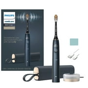Philips Sonicare Protective Clean 9900 Rechargeable Electric Power Toothbrush, Charging Travel Case with USB Charging, Soft Brush Head, Midnight with Tigology Accessories