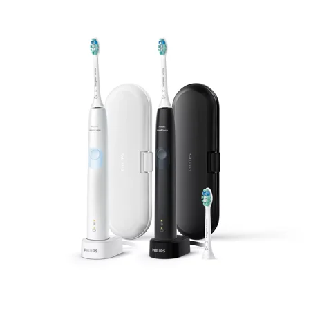 Philips Sonicare ProtectiveClean 4300 Rechargeable Toothbrush Black/White 2 pack