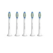 Philips Sonicare C1 Simplyclean - Genuine Replacement Electric Toothbrush Heads, White, 5 Pack, HX6015/03