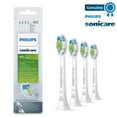 thumbnail image 1 of Philips Sonicare W2 DiamondClean Replacement Toothbrush Heads, HX6064, White 4-pack, 1 of 5