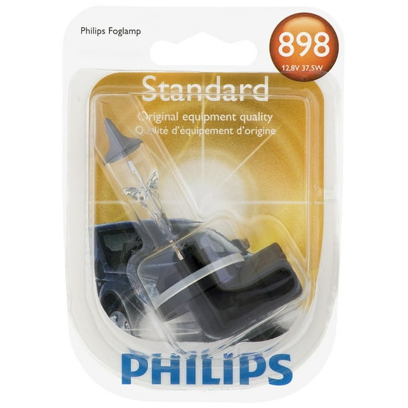 Philips Standard Fog Light 898, Pgj13, Glass, Always Change In Pairs!