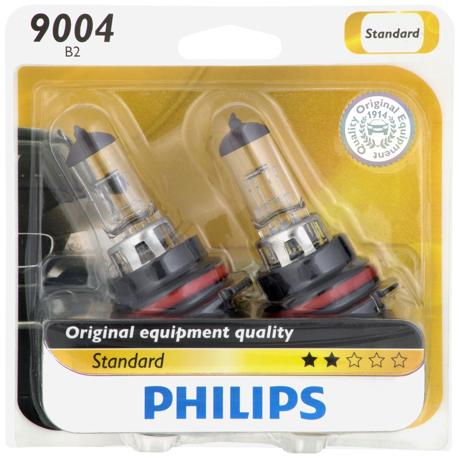 Philips Standard Headlight 9004, 3.69, , Always Change In Pairs!