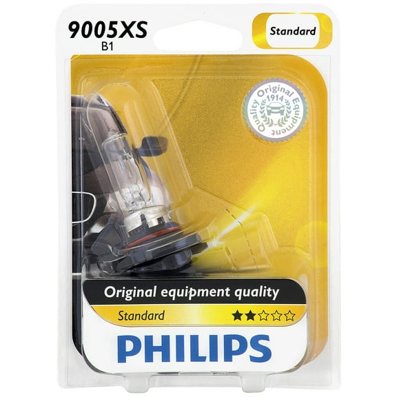 Philips Standard Headlight 9005Xs, P20D-S, Clear, Always Change In Pairs!