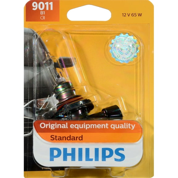 Philips Standard Headlight 9011, Px20D, Clear, Always Change In Pairs!