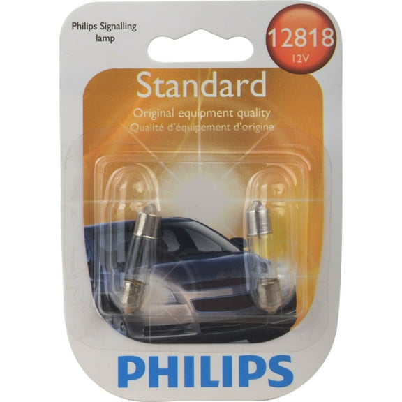 Philips Standard Miniature 12818, Sv6, Glass, Always Change In Pairs!