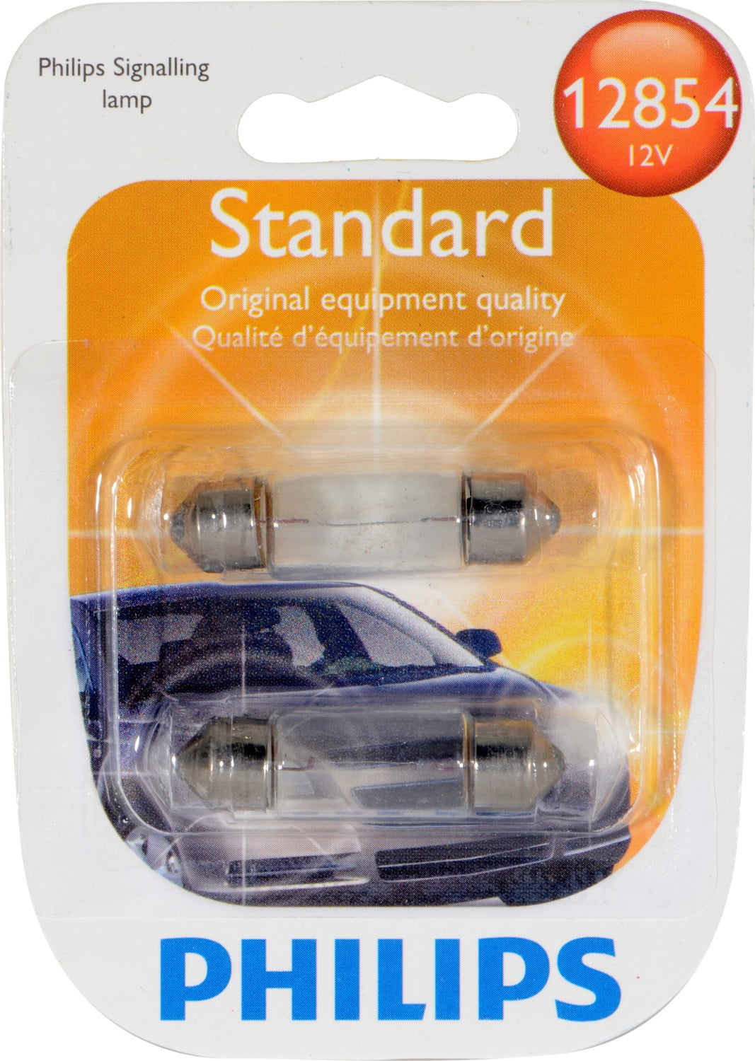 Philips Standard Miniature 12854, Pack of 2