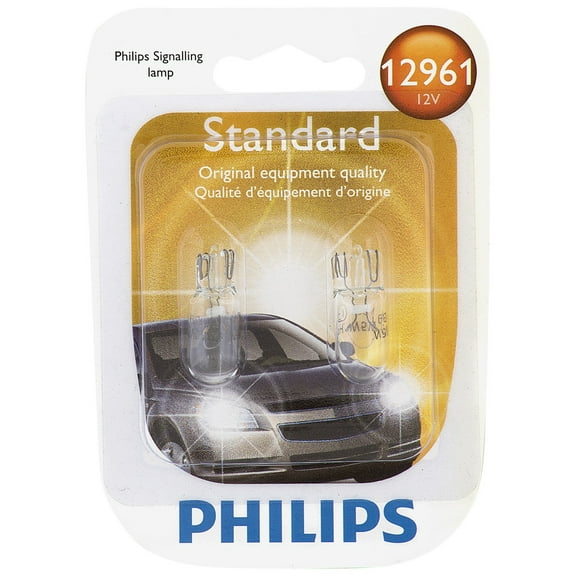 Philips Standard Miniature 12961, W2,1X9,5D, Glass, Always Change In Pairs!