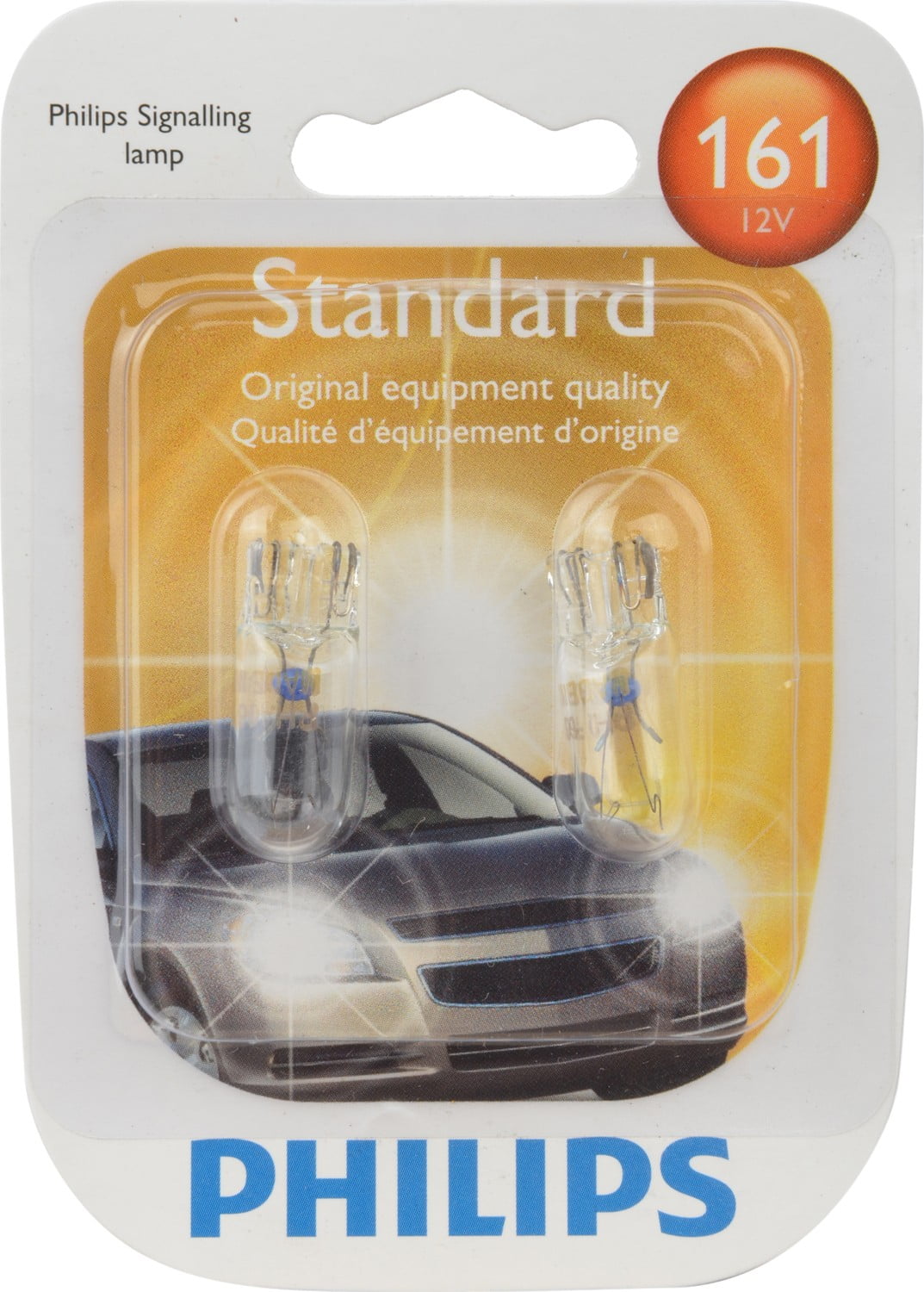 Philips Standard Miniature 161, Pack of 2