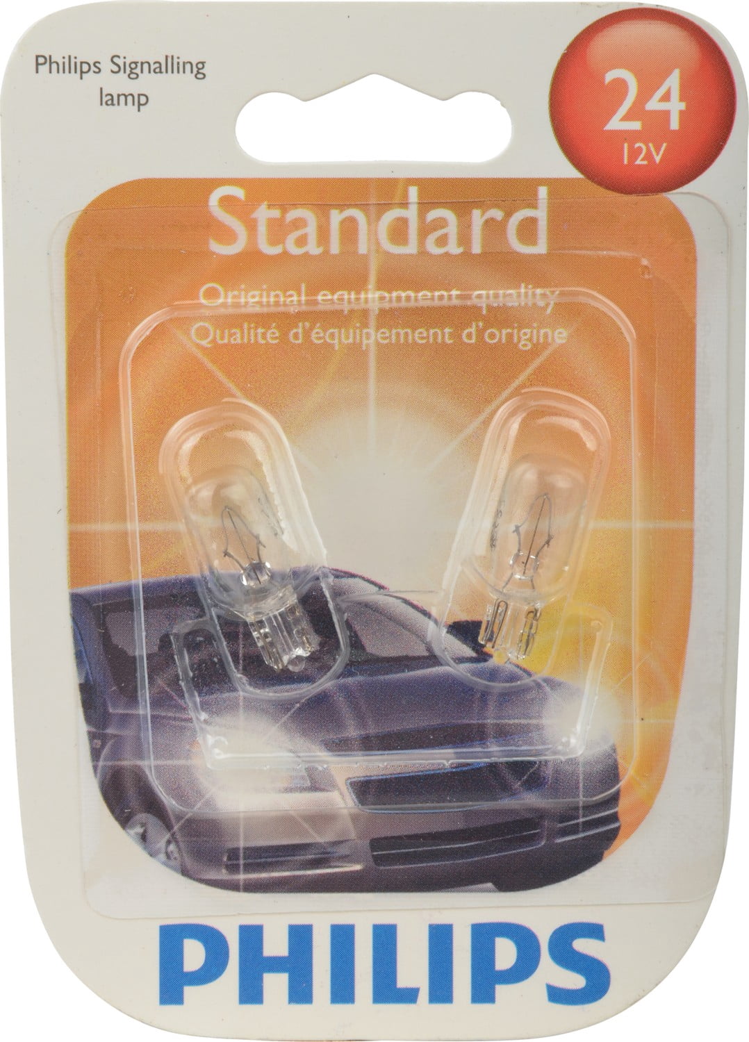 Philips Standard Miniature 24, Pack of 2