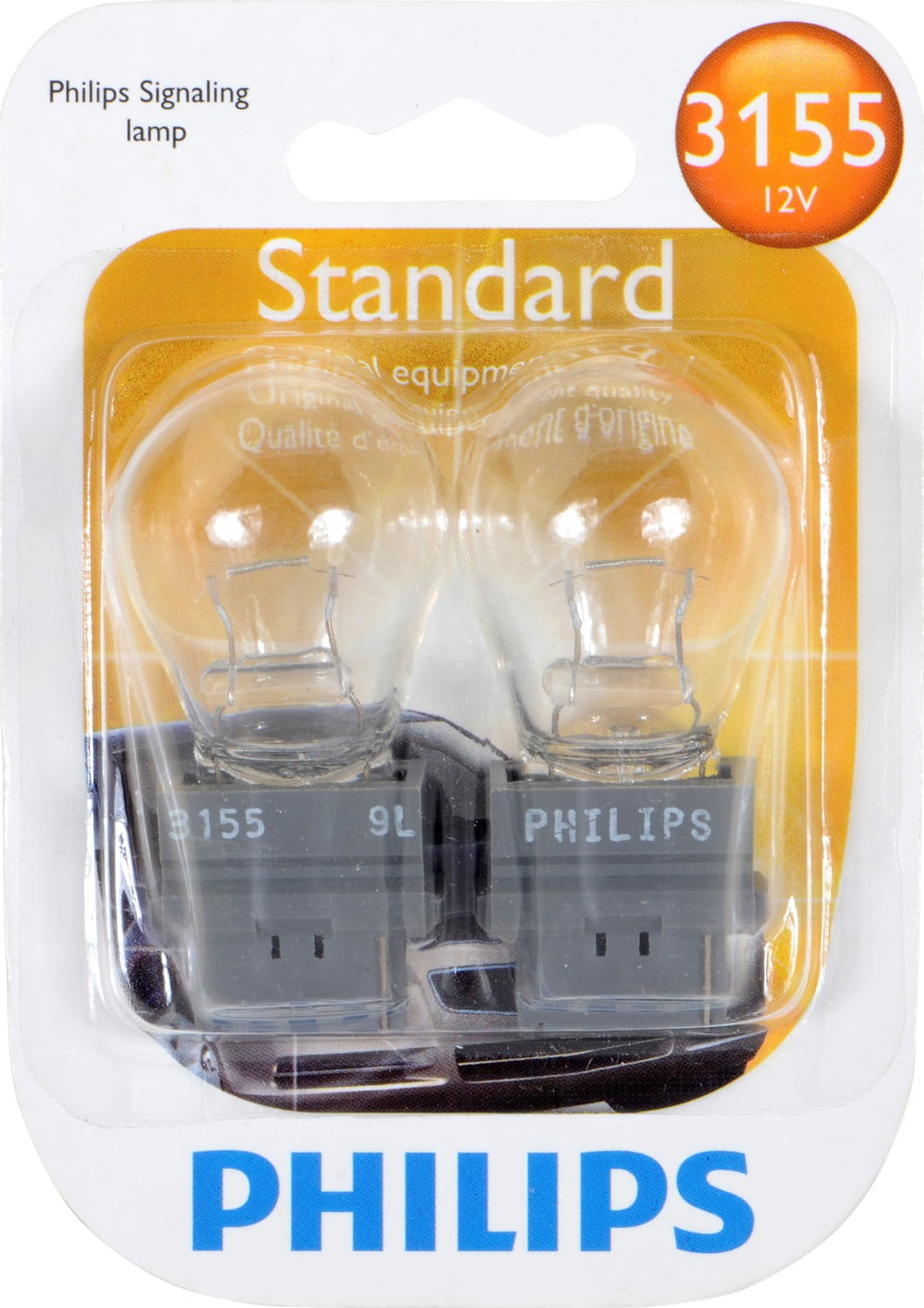 Philips Standard Miniature 3155, Pack of 2