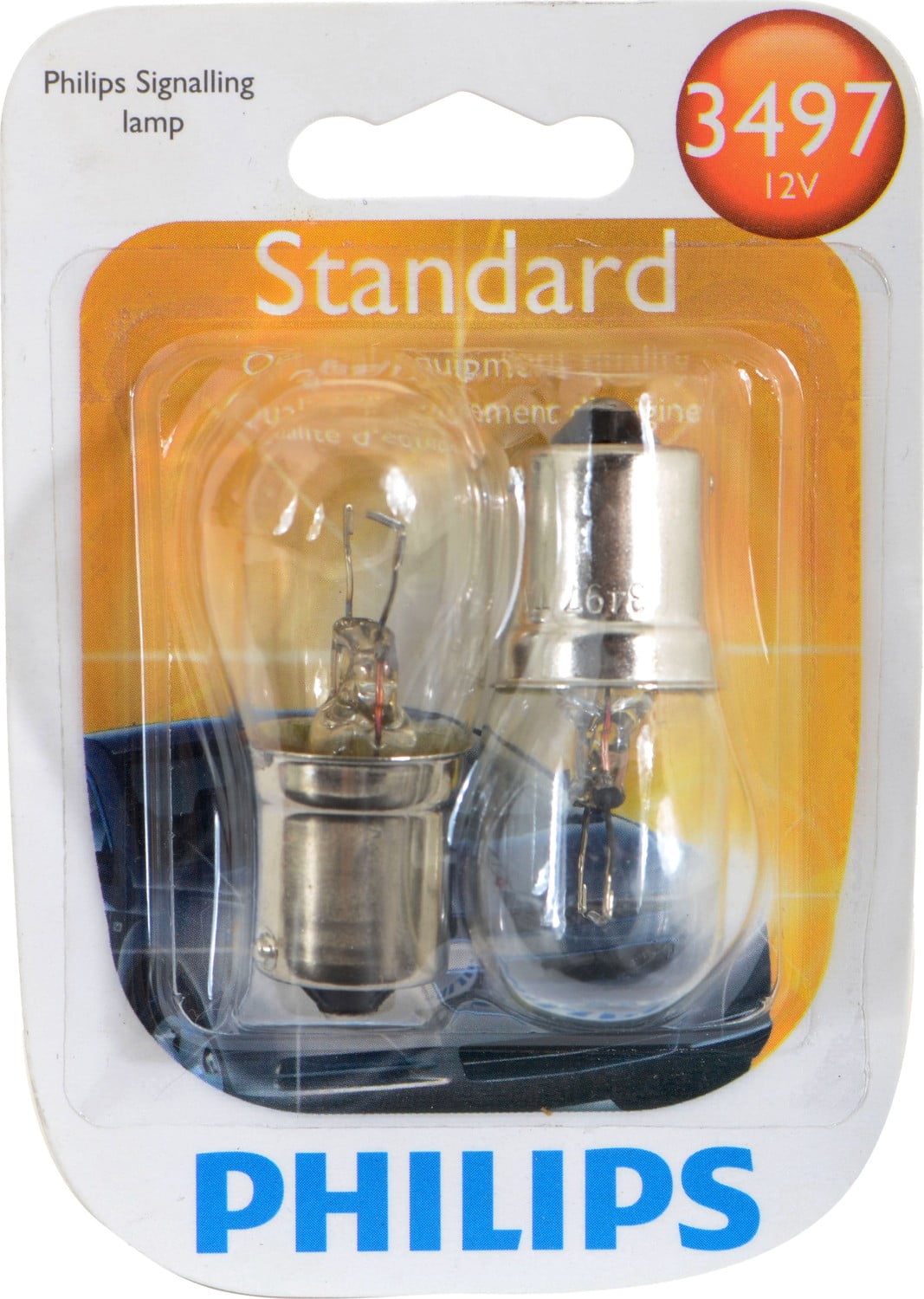Philips Standard Miniature 3497, Pack of 2