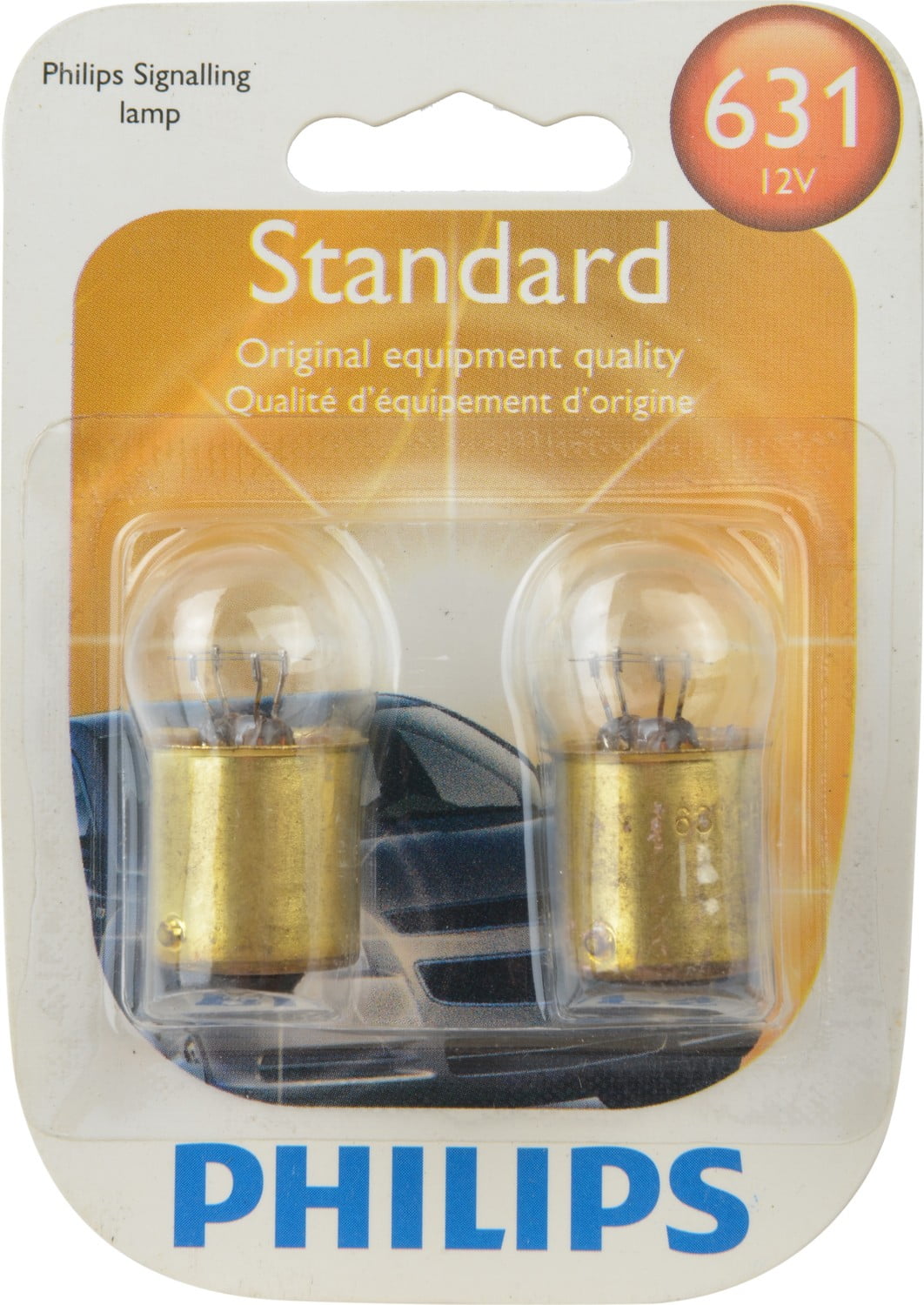 Philips Standard Miniature 631, Pack of 2